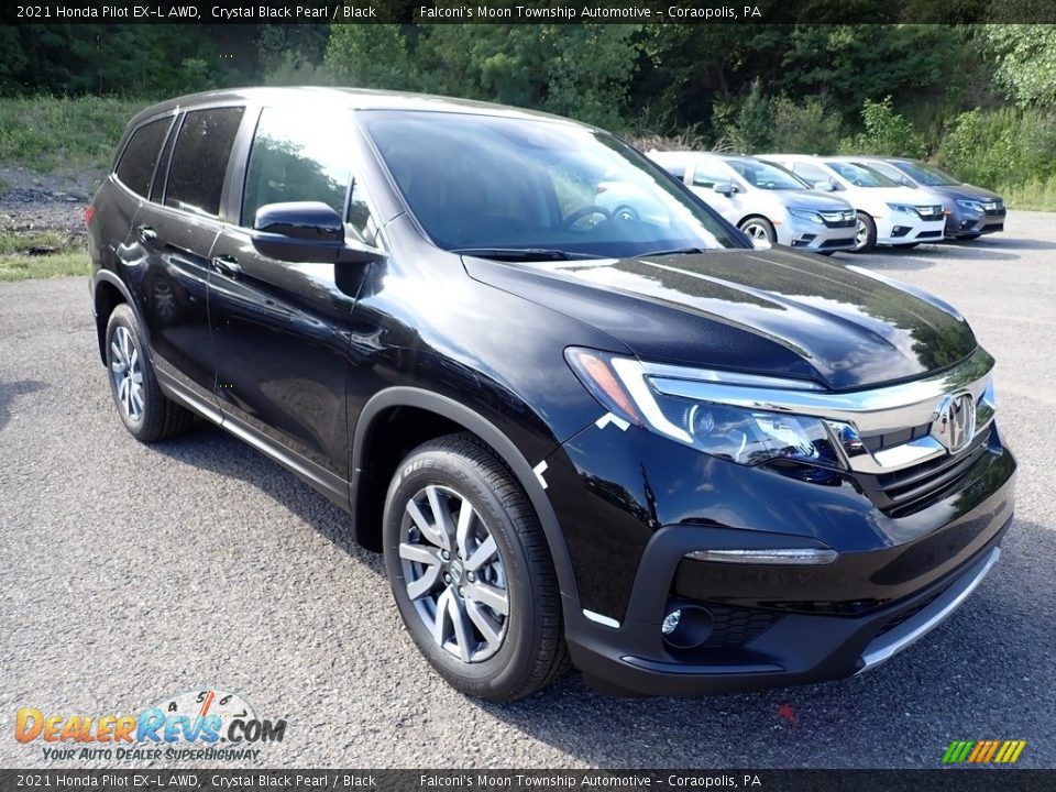 Front 3/4 View of 2021 Honda Pilot EX-L AWD Photo #6