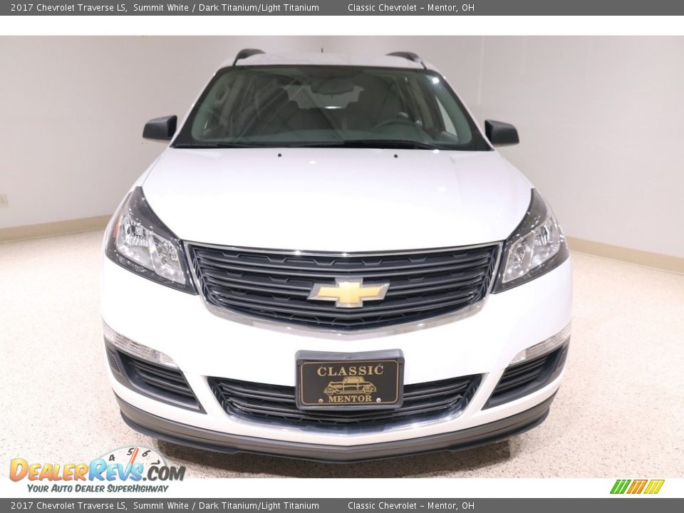 2017 Chevrolet Traverse LS Summit White / Dark Titanium/Light Titanium Photo #2