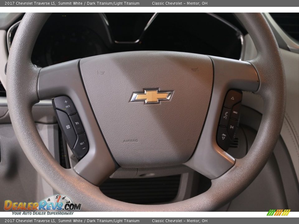 2017 Chevrolet Traverse LS Summit White / Dark Titanium/Light Titanium Photo #7