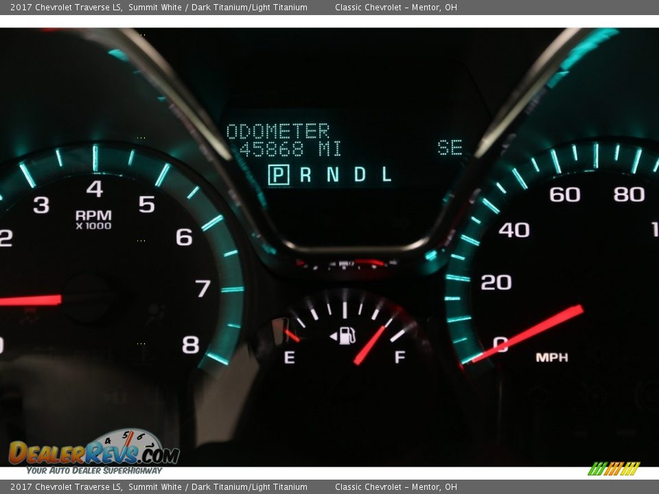 2017 Chevrolet Traverse LS Summit White / Dark Titanium/Light Titanium Photo #8