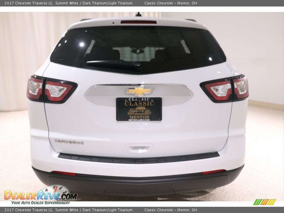 2017 Chevrolet Traverse LS Summit White / Dark Titanium/Light Titanium Photo #22