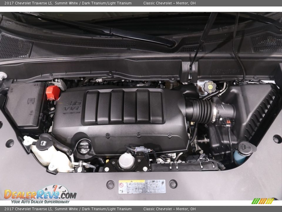 2017 Chevrolet Traverse LS Summit White / Dark Titanium/Light Titanium Photo #23