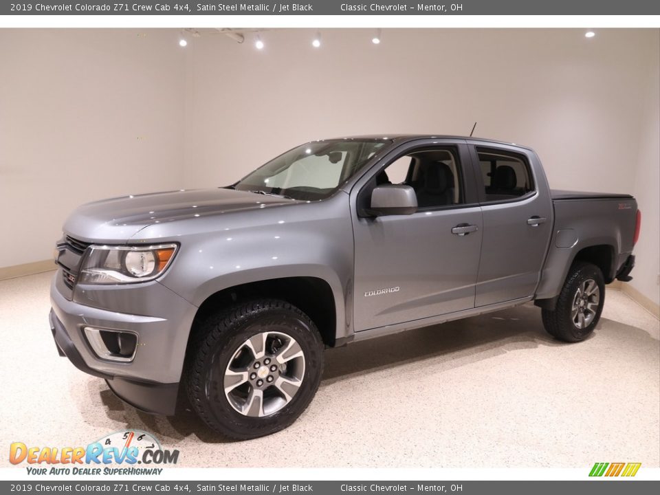 Satin Steel Metallic 2019 Chevrolet Colorado Z71 Crew Cab 4x4 Photo #3