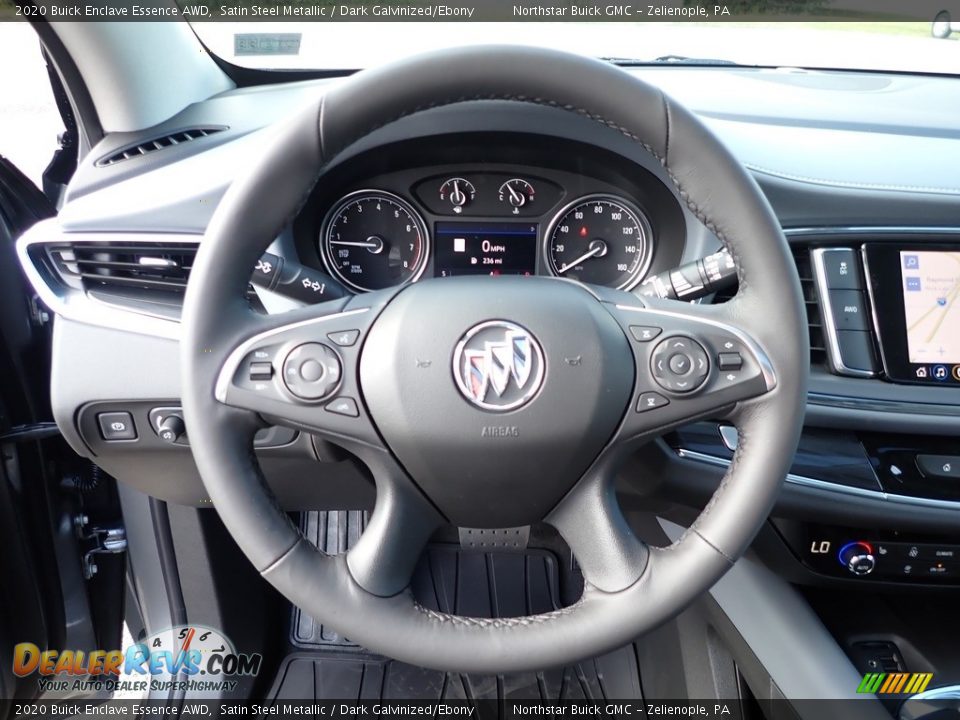 2020 Buick Enclave Essence AWD Satin Steel Metallic / Dark Galvinized/Ebony Photo #18