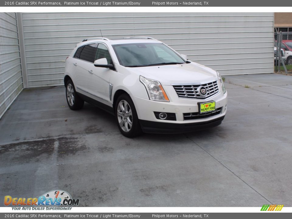 2016 Cadillac SRX Performance Platinum Ice Tricoat / Light Titanium/Ebony Photo #2