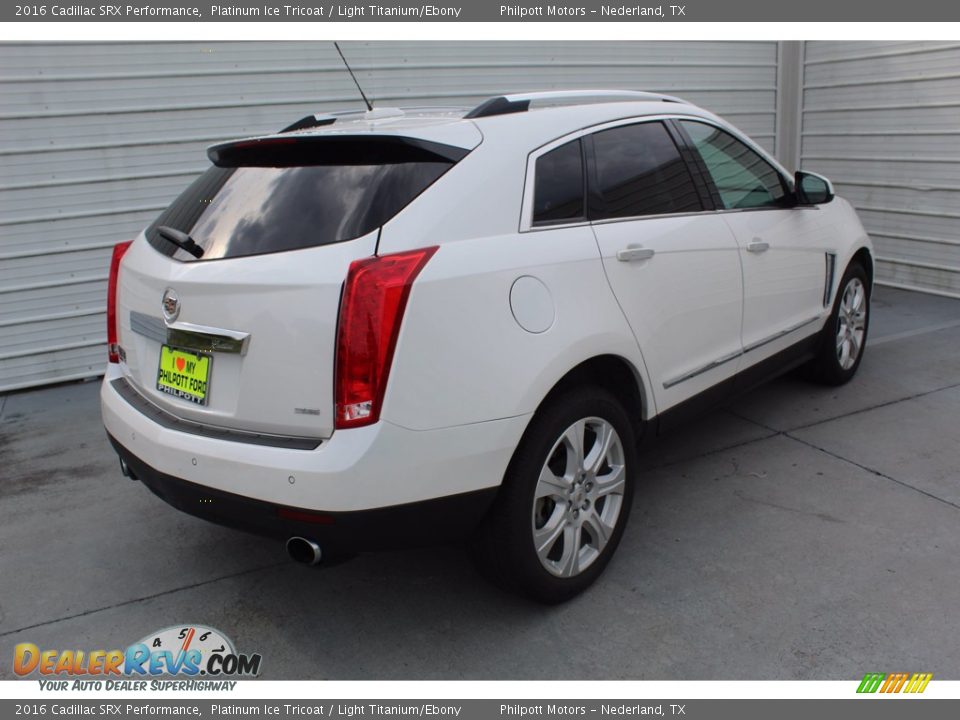 2016 Cadillac SRX Performance Platinum Ice Tricoat / Light Titanium/Ebony Photo #10
