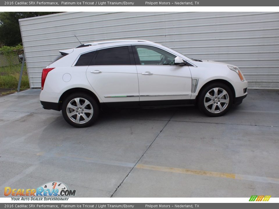 2016 Cadillac SRX Performance Platinum Ice Tricoat / Light Titanium/Ebony Photo #13