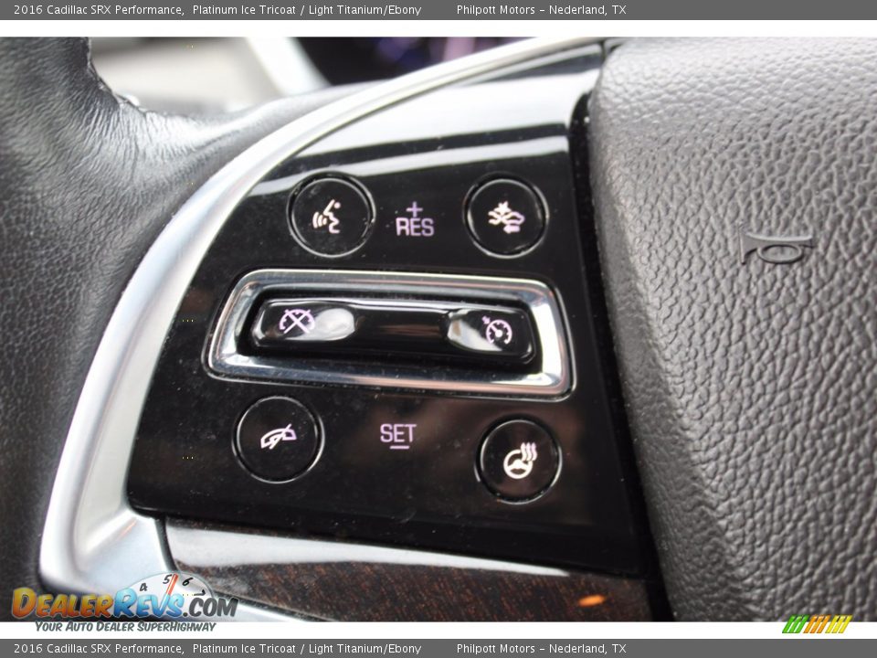2016 Cadillac SRX Performance Platinum Ice Tricoat / Light Titanium/Ebony Photo #16