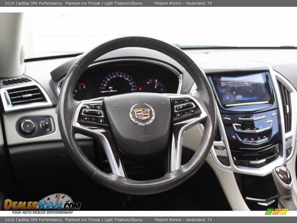 2016 Cadillac SRX Performance Platinum Ice Tricoat / Light Titanium/Ebony Photo #28