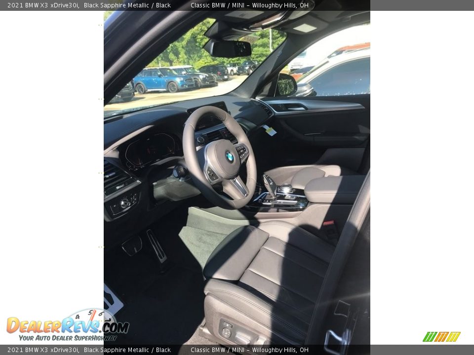 2021 BMW X3 xDrive30i Black Sapphire Metallic / Black Photo #2
