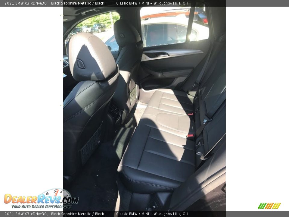 2021 BMW X3 xDrive30i Black Sapphire Metallic / Black Photo #3