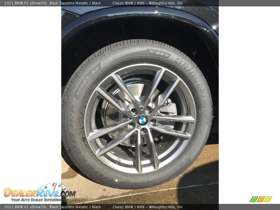 2021 BMW X3 xDrive30i Black Sapphire Metallic / Black Photo #5