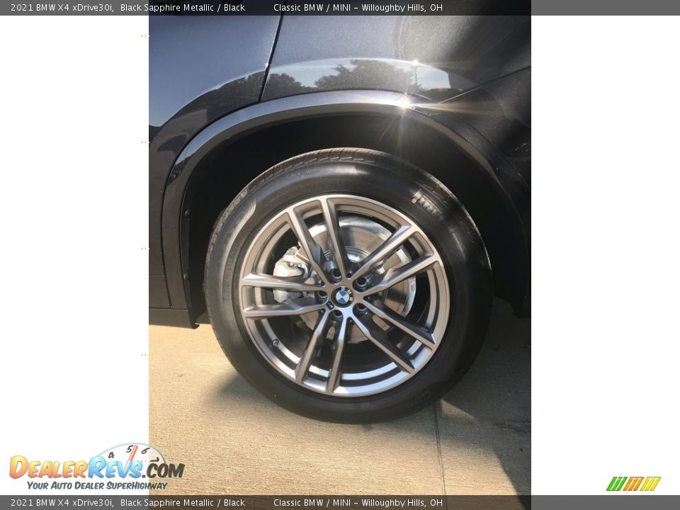 2021 BMW X4 xDrive30i Black Sapphire Metallic / Black Photo #5