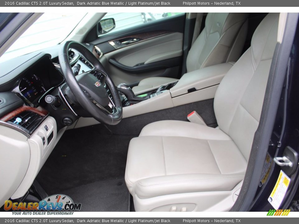 Front Seat of 2016 Cadillac CTS 2.0T Luxury Sedan Photo #15