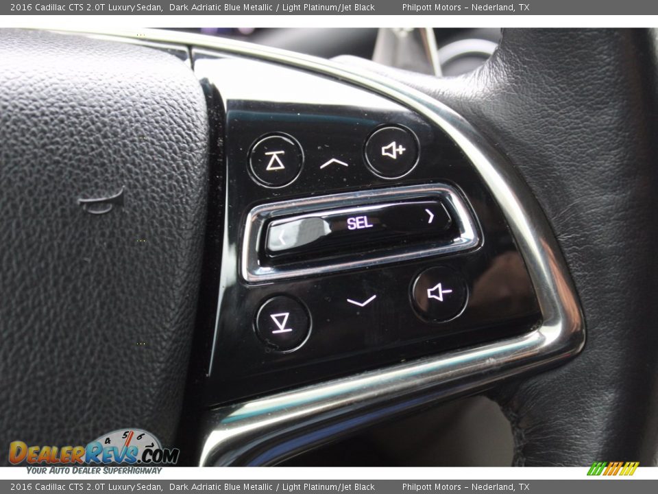 2016 Cadillac CTS 2.0T Luxury Sedan Steering Wheel Photo #17