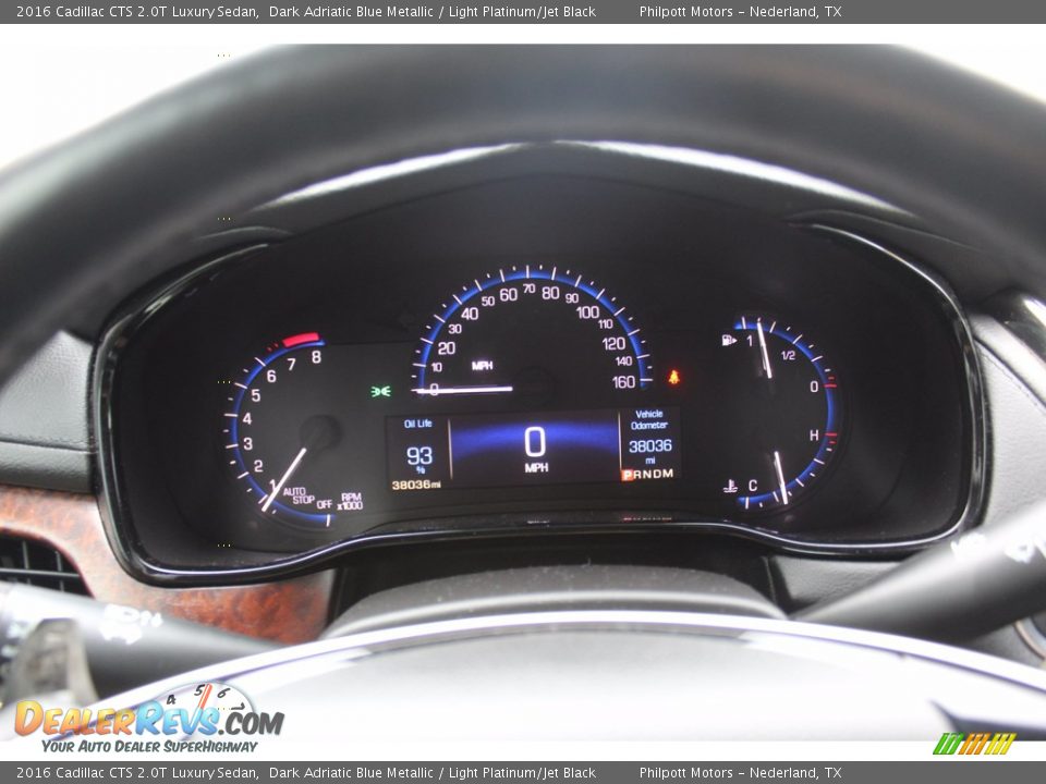 2016 Cadillac CTS 2.0T Luxury Sedan Gauges Photo #18