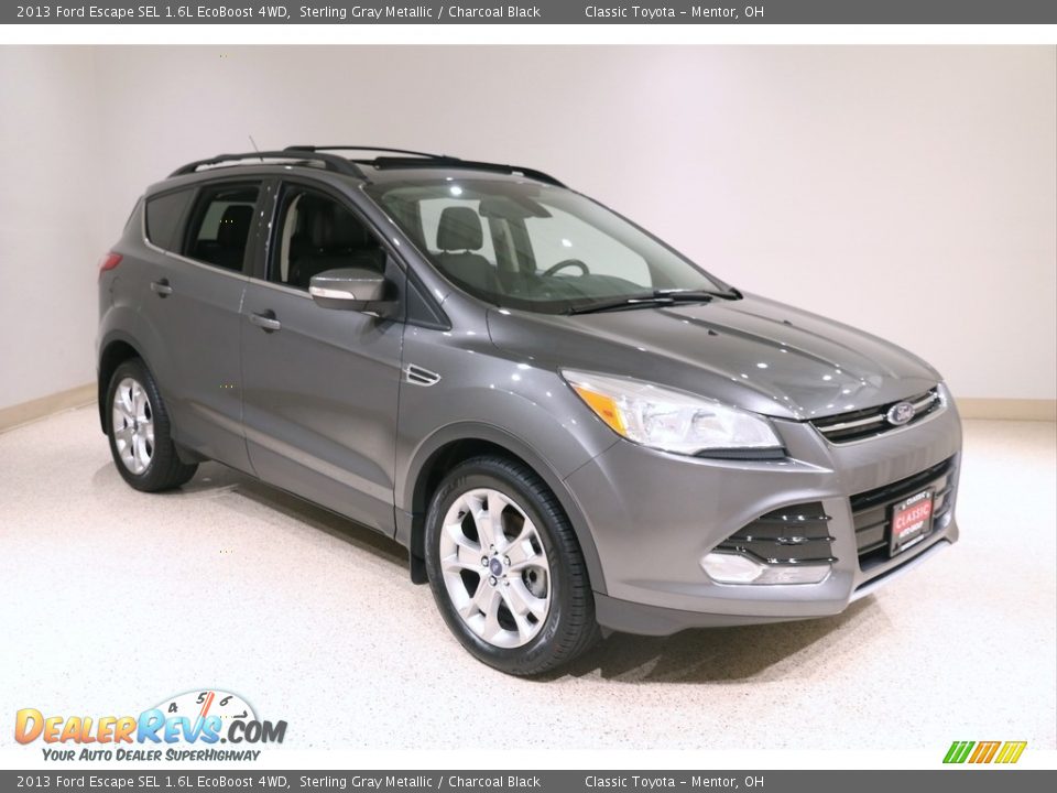 2013 Ford Escape SEL 1.6L EcoBoost 4WD Sterling Gray Metallic / Charcoal Black Photo #1