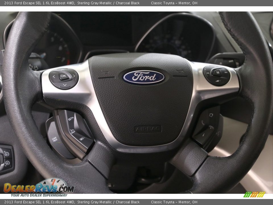2013 Ford Escape SEL 1.6L EcoBoost 4WD Sterling Gray Metallic / Charcoal Black Photo #8