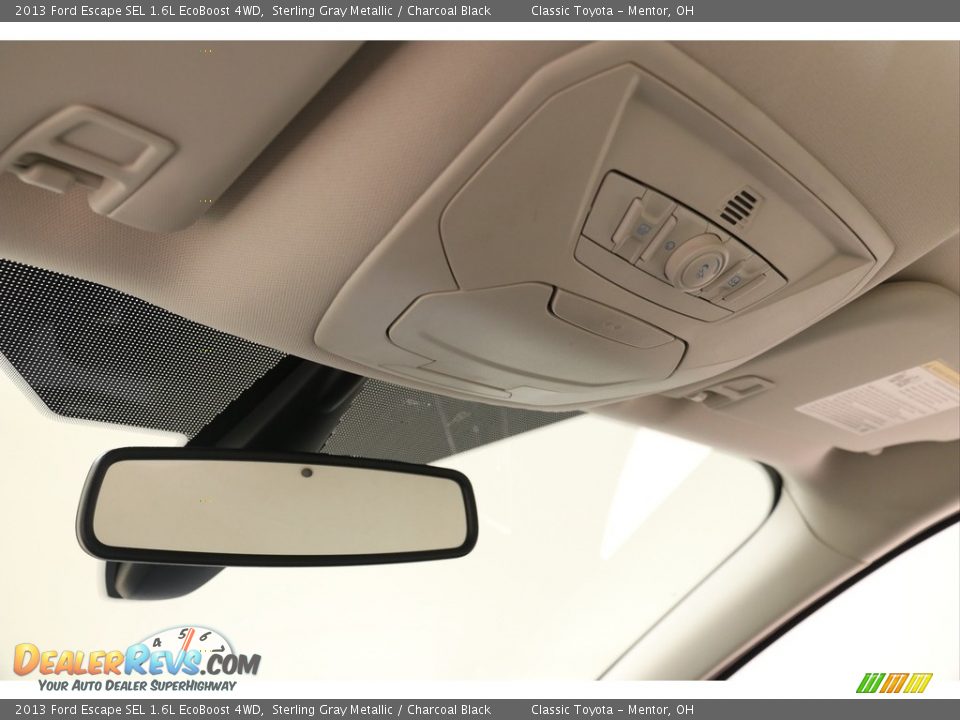2013 Ford Escape SEL 1.6L EcoBoost 4WD Sterling Gray Metallic / Charcoal Black Photo #10