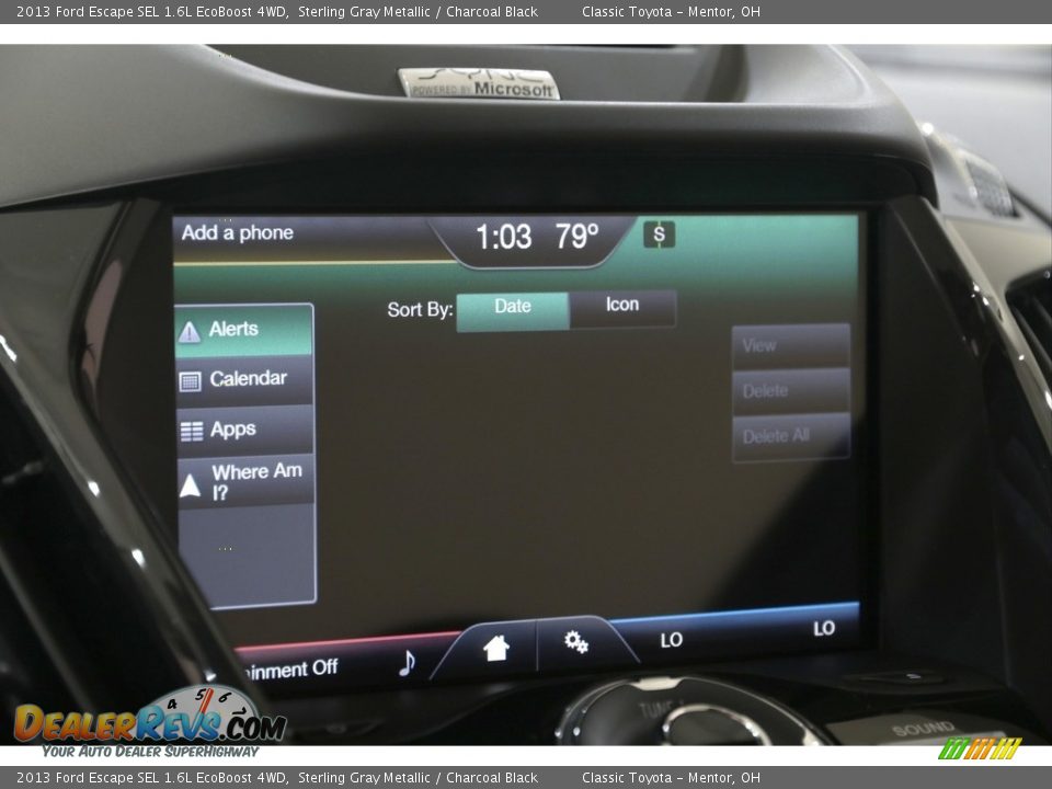 2013 Ford Escape SEL 1.6L EcoBoost 4WD Sterling Gray Metallic / Charcoal Black Photo #16