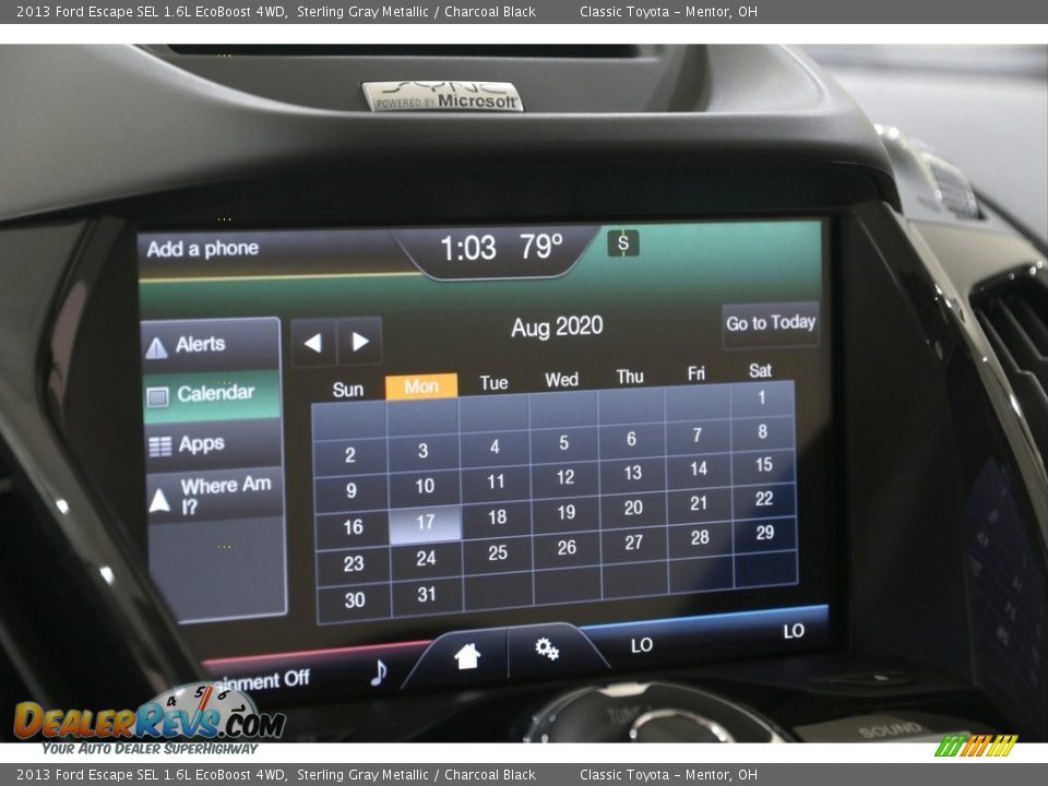 2013 Ford Escape SEL 1.6L EcoBoost 4WD Sterling Gray Metallic / Charcoal Black Photo #17