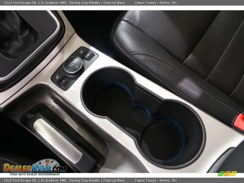 2013 Ford Escape SEL 1.6L EcoBoost 4WD Sterling Gray Metallic / Charcoal Black Photo #25