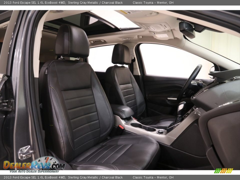 2013 Ford Escape SEL 1.6L EcoBoost 4WD Sterling Gray Metallic / Charcoal Black Photo #26