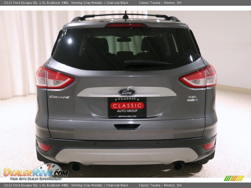 2013 Ford Escape SEL 1.6L EcoBoost 4WD Sterling Gray Metallic / Charcoal Black Photo #31