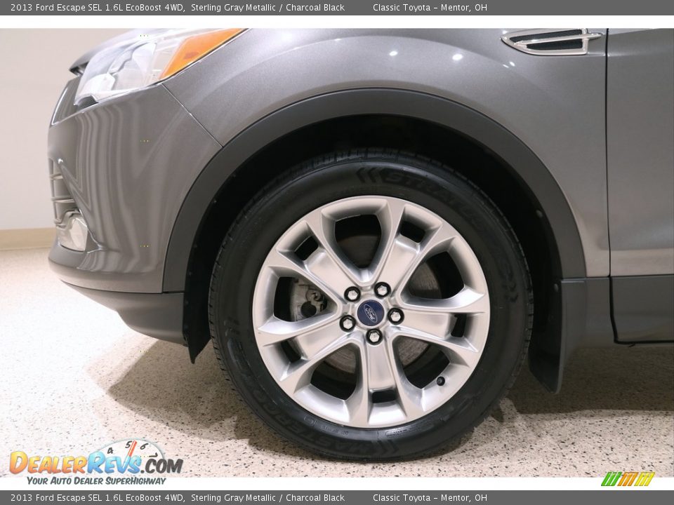 2013 Ford Escape SEL 1.6L EcoBoost 4WD Sterling Gray Metallic / Charcoal Black Photo #33
