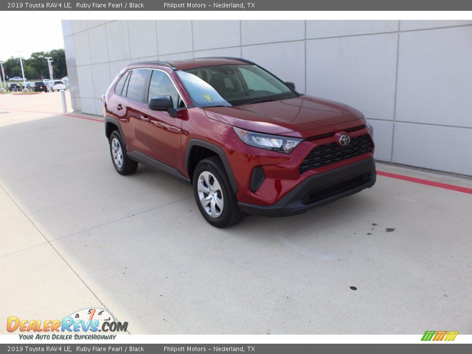 2019 Toyota RAV4 LE Ruby Flare Pearl / Black Photo #2