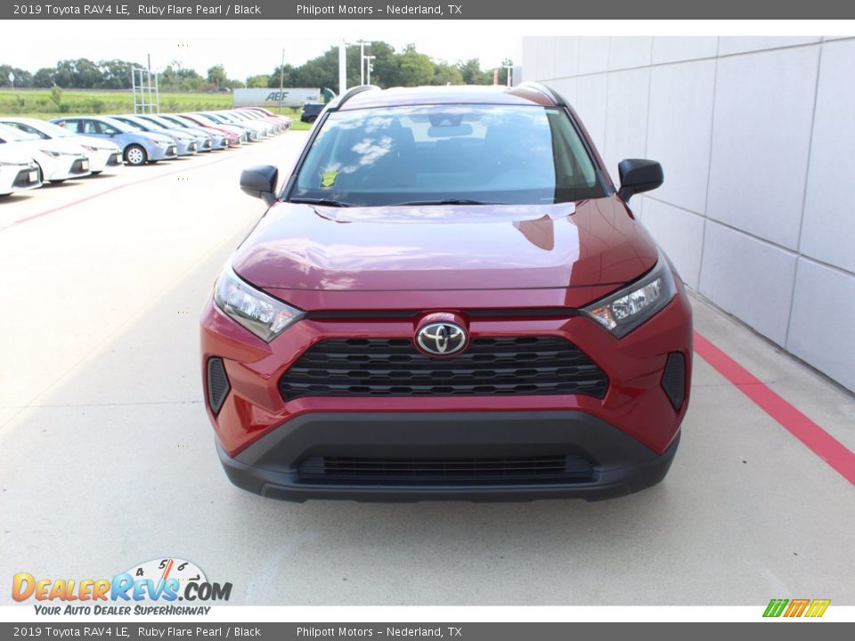 2019 Toyota RAV4 LE Ruby Flare Pearl / Black Photo #3