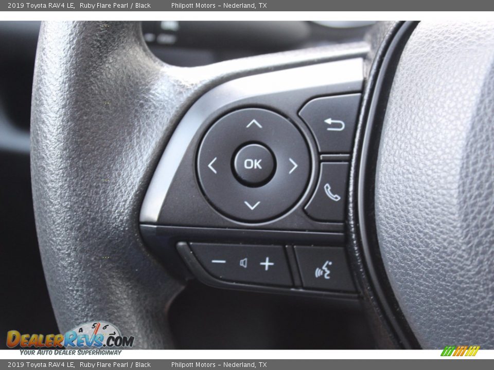 2019 Toyota RAV4 LE Ruby Flare Pearl / Black Photo #11