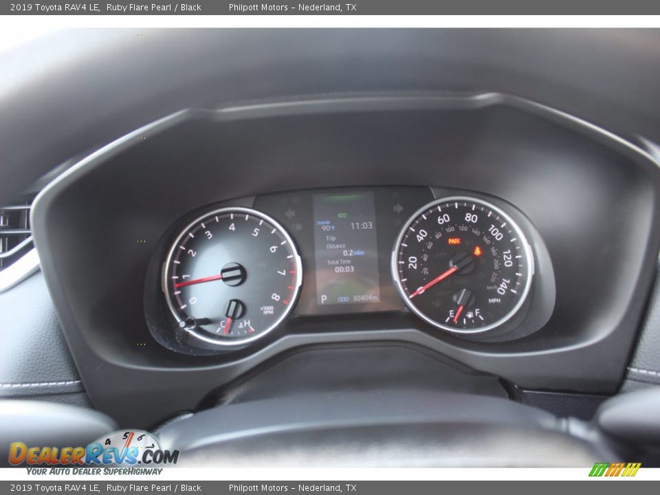 2019 Toyota RAV4 LE Ruby Flare Pearl / Black Photo #13