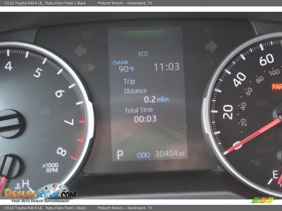 2019 Toyota RAV4 LE Ruby Flare Pearl / Black Photo #14