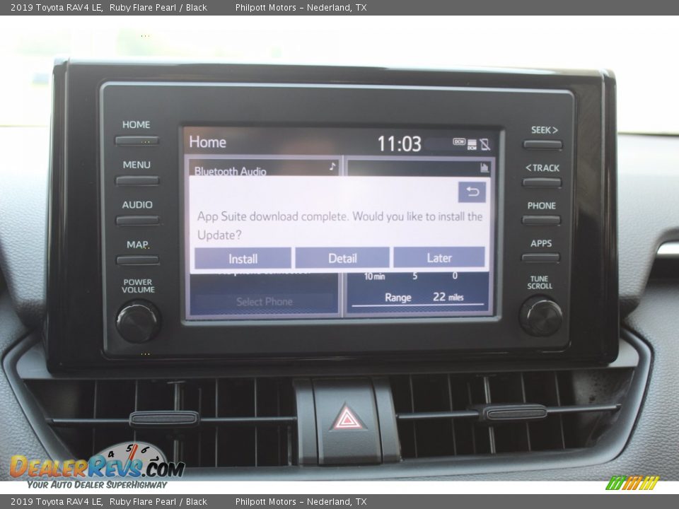 2019 Toyota RAV4 LE Ruby Flare Pearl / Black Photo #15