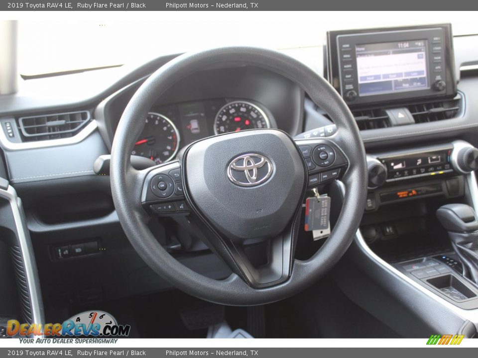2019 Toyota RAV4 LE Ruby Flare Pearl / Black Photo #21