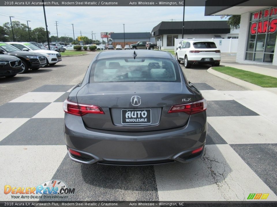 2018 Acura ILX Acurawatch Plus Modern Steel Metallic / Graystone Photo #4