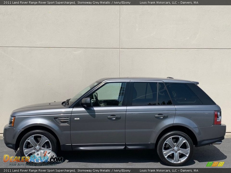 2011 Land Rover Range Rover Sport Supercharged Stornoway Grey Metallic / Ivory/Ebony Photo #2