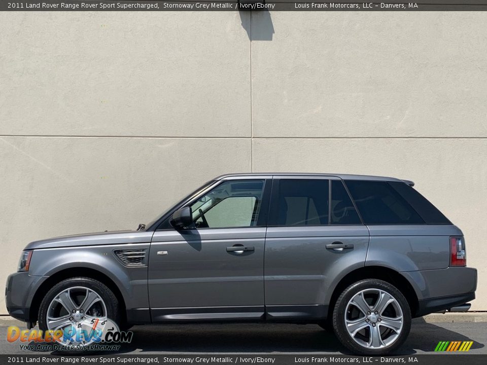 2011 Land Rover Range Rover Sport Supercharged Stornoway Grey Metallic / Ivory/Ebony Photo #3