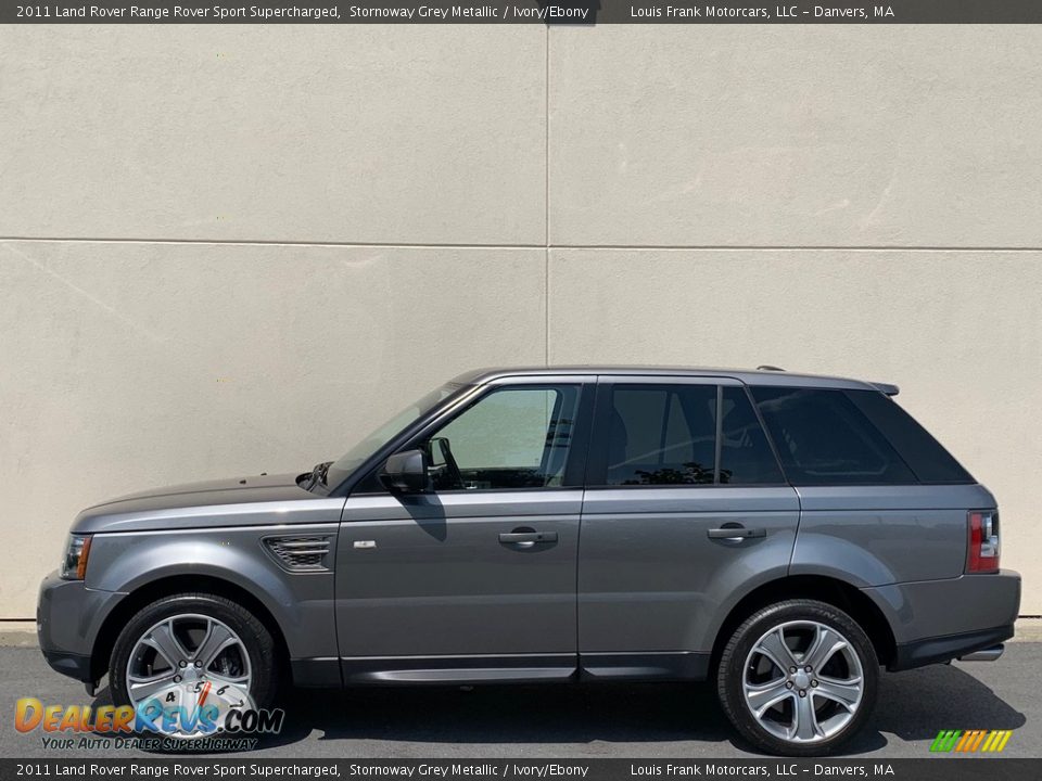 2011 Land Rover Range Rover Sport Supercharged Stornoway Grey Metallic / Ivory/Ebony Photo #4