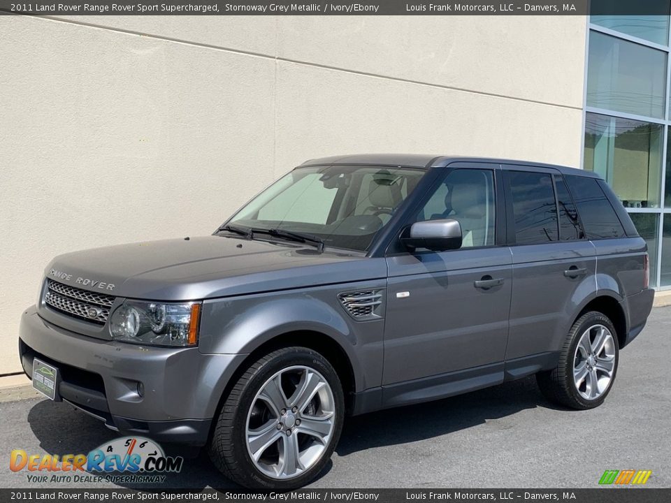 2011 Land Rover Range Rover Sport Supercharged Stornoway Grey Metallic / Ivory/Ebony Photo #6