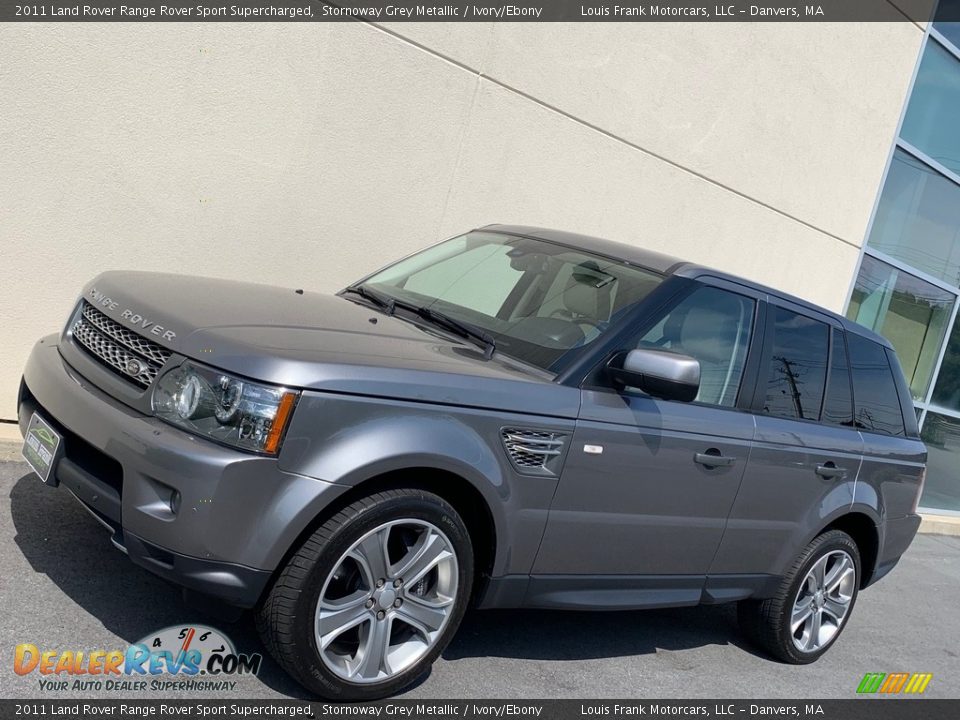 2011 Land Rover Range Rover Sport Supercharged Stornoway Grey Metallic / Ivory/Ebony Photo #7