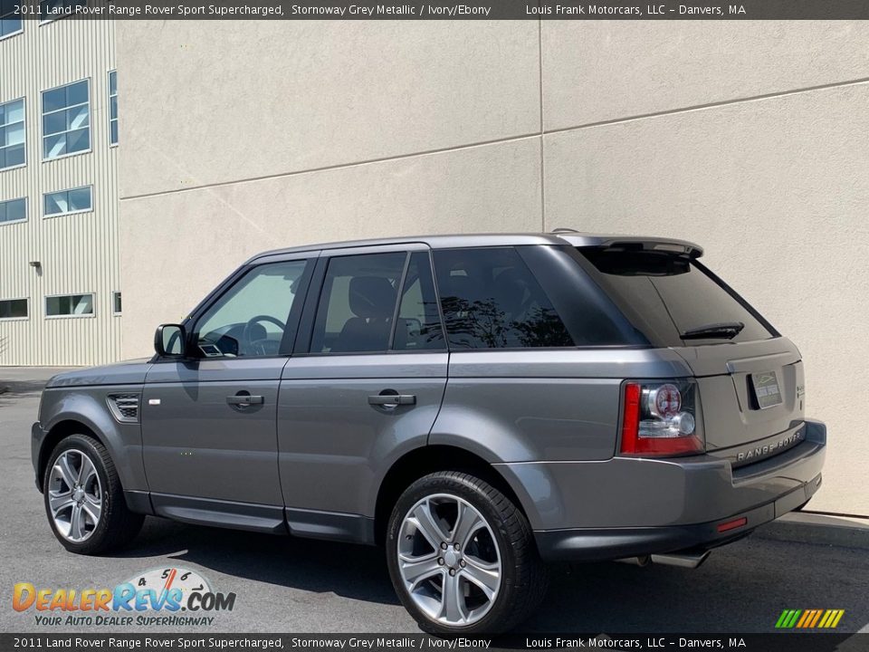 2011 Land Rover Range Rover Sport Supercharged Stornoway Grey Metallic / Ivory/Ebony Photo #8