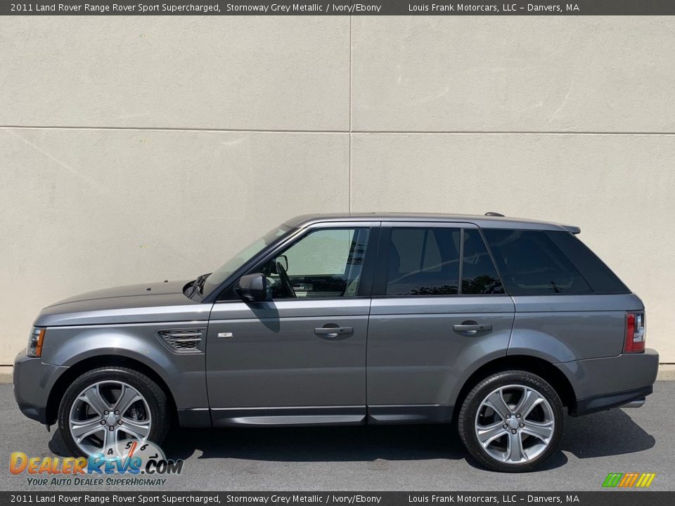 2011 Land Rover Range Rover Sport Supercharged Stornoway Grey Metallic / Ivory/Ebony Photo #9