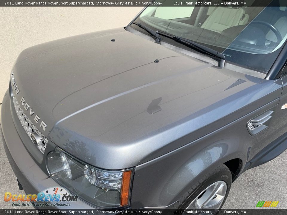 2011 Land Rover Range Rover Sport Supercharged Stornoway Grey Metallic / Ivory/Ebony Photo #10