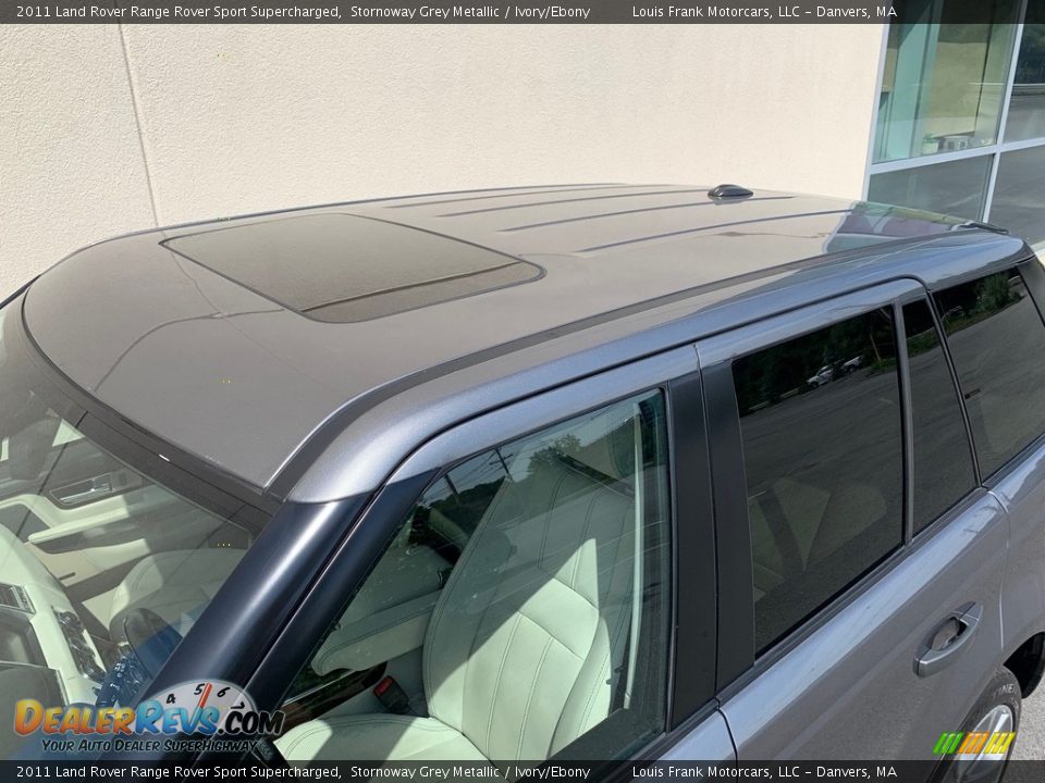 2011 Land Rover Range Rover Sport Supercharged Stornoway Grey Metallic / Ivory/Ebony Photo #11