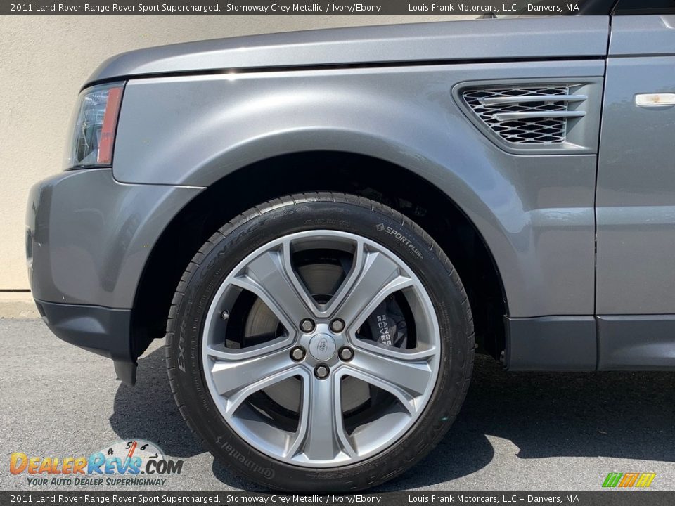 2011 Land Rover Range Rover Sport Supercharged Stornoway Grey Metallic / Ivory/Ebony Photo #13