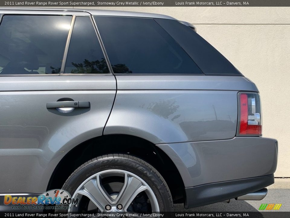 2011 Land Rover Range Rover Sport Supercharged Stornoway Grey Metallic / Ivory/Ebony Photo #15