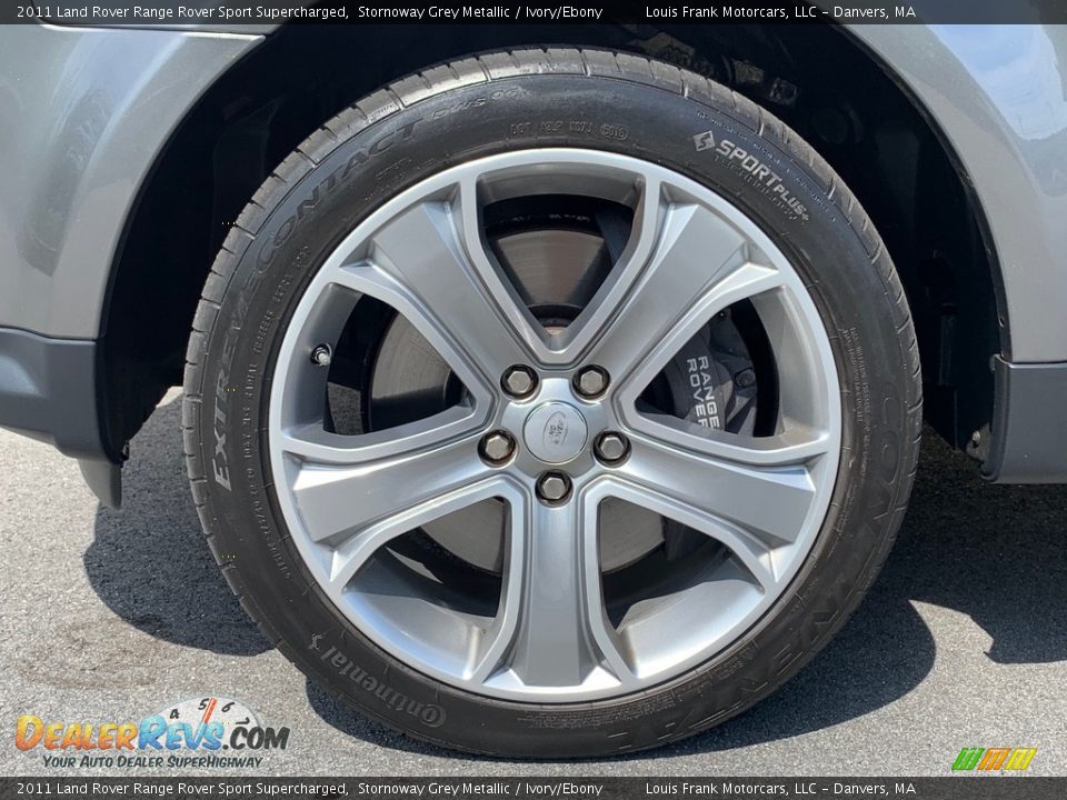 2011 Land Rover Range Rover Sport Supercharged Stornoway Grey Metallic / Ivory/Ebony Photo #16