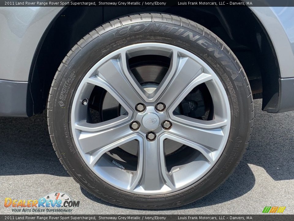 2011 Land Rover Range Rover Sport Supercharged Stornoway Grey Metallic / Ivory/Ebony Photo #17